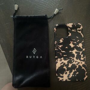BURGA Black and Tan Protective Phone Case